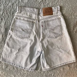 vintage orange tab levi’s shorts